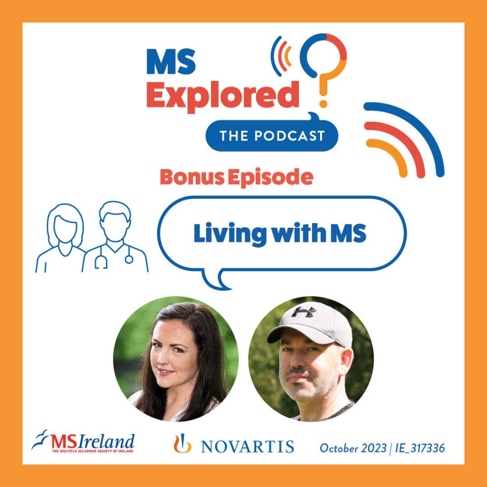 Image of MS Explored Podcast Bonus Episode with host Aoife Kirwan and Andy Walsh
