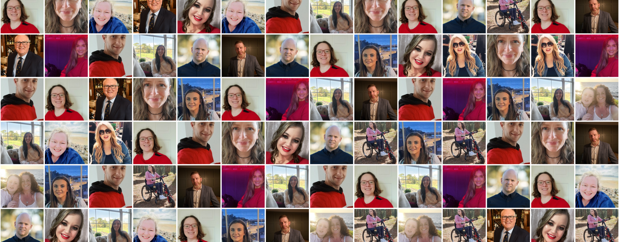 Many Faces, One Community Collage