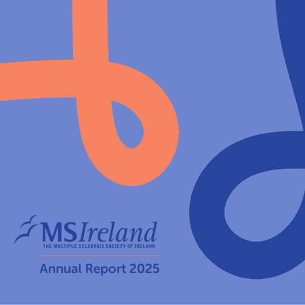 Front cover of the MS Ireland Annual Report 2025