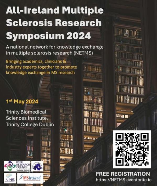 QR code for All Ireland MS Research Symposium 2024