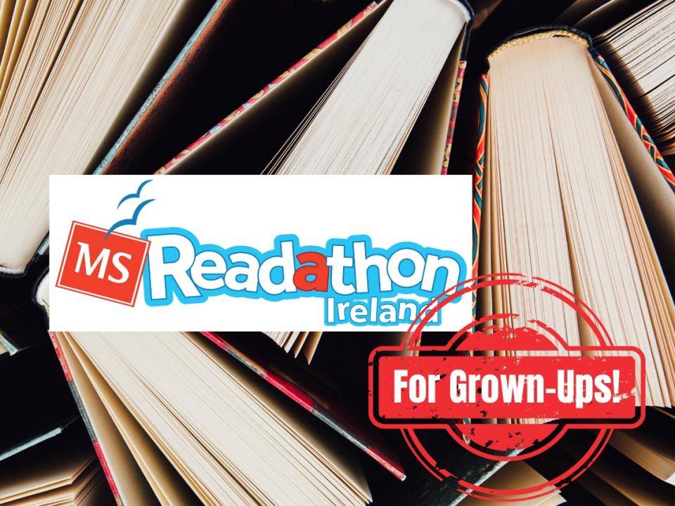 Logo for the MS Readathon Group for Grown Ups