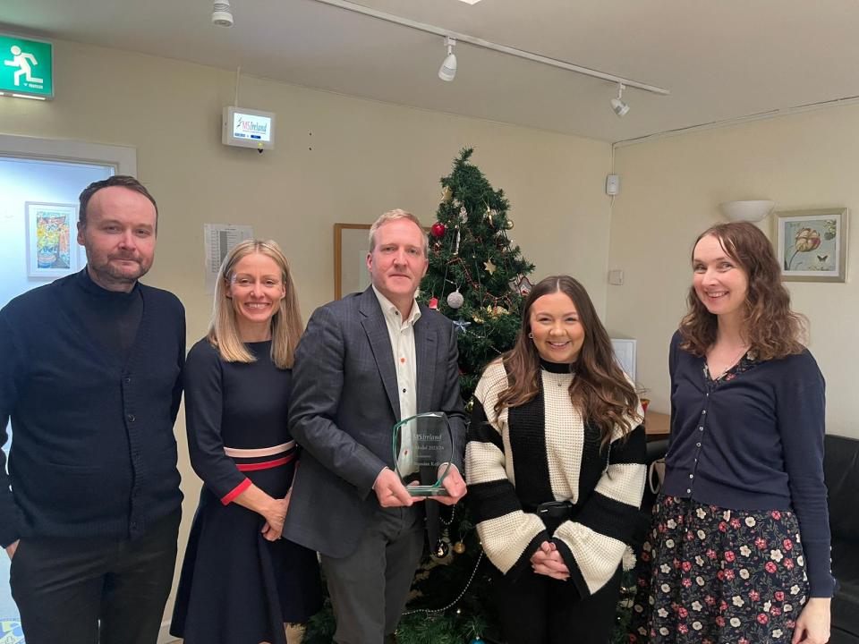 Image of group of people at the presentation of The Dean Medal Travel Bursary Award 2023