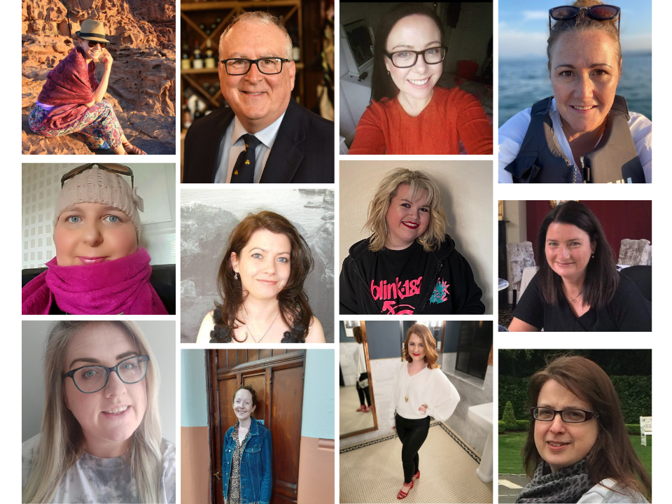 Headshots of MS & Me bloggers featured on the MS Ireland website.