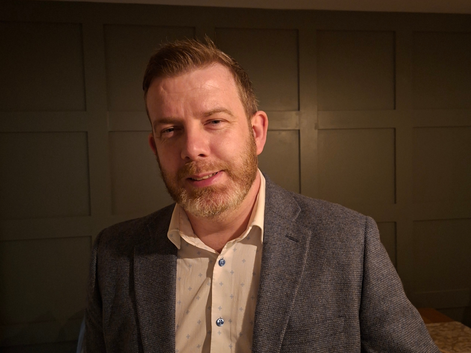 Portrait of Anthony O Connor for the MS Journeys campaign.